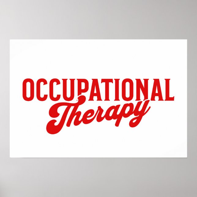 Occupational Therapy OTA Heathcare Poster (Front)