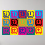 Occupational Therapy Pop Art Poster<br><div class="desc">Occupational Therapy Pop Art. If Occupational Therapy is your hobby,  occupation,  or obsession,  show it with great Occupational Therapy t-shirts,  mugs,  stickers,  and more.  They're also great gifts for other Occupational Therapy fans!</div>