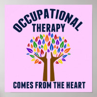 Occupational Therapy Quote Pretty Pink OT Office