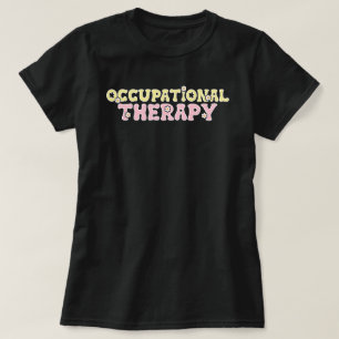 Occupational Therapy Retro Floral T-Shirt