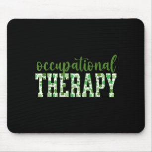Occupational Therapy Shamrock St Patricks Day Ot Mouse Pad