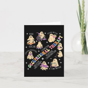 Occupational Therapy Therapist Halloween Spooky Ot Card