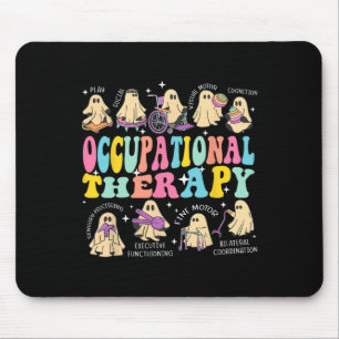 Occupational Therapy Therapist Halloween Spooky Ot Mouse Pad