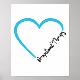 Occupational Therapy   Therapist   Heart Poster