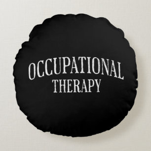 Occupational Therapy Vintage Round Cushion