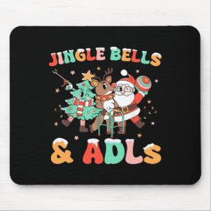 Occupational Therapy Xmas Reindeer Santa Adls New Mouse Pad