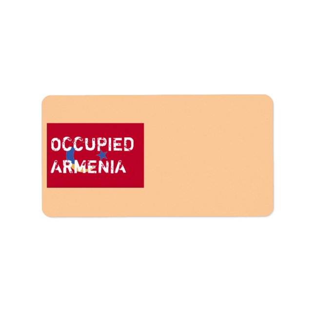 Occupied Armenia Address Label (Front)