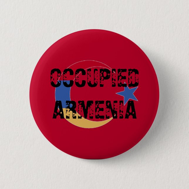 Occupied Armenia Button (Front)