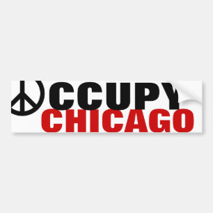 OCCUPY CHICAGO BUMPER STICKER