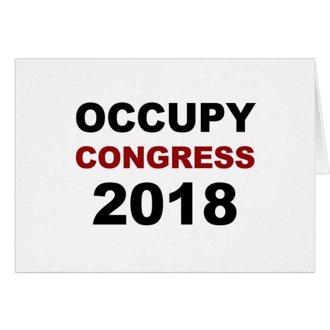 Occupy Congress 2018 (Front Horizontal)
