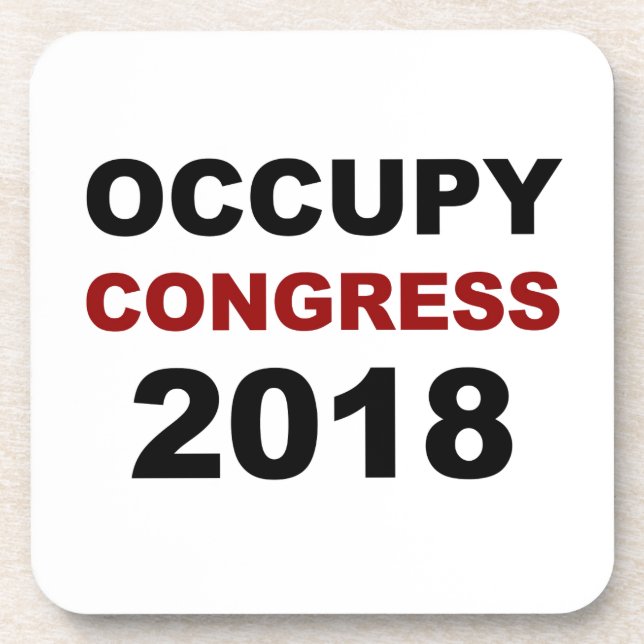 Occupy Congress 2018 Coaster (Front)