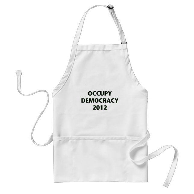 Occupy Democracy 2012 Standard Apron (Front)