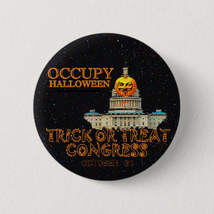 Occupy Halloween Oct. 31 6 Cm Round Badge