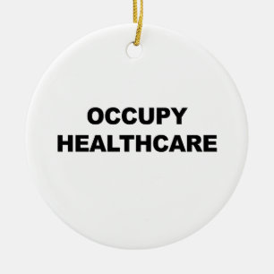 OCCUPY HEALTHCARE CERAMIC TREE DECORATION