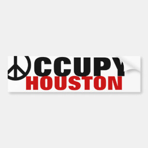 OCCUPY HOUSTON BUMPER STICKER