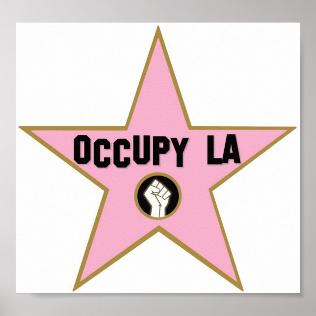 Occupy Los Angeles Poster (Front)