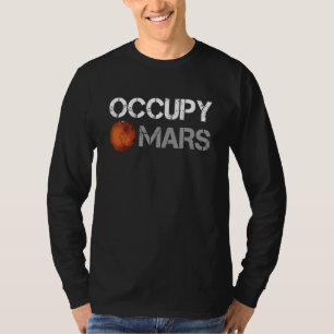Occupy Mars Science Space Astronaut Explorer Vint T-Shirt