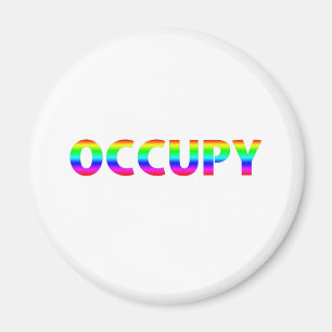 Occupy Rainbow Magnet