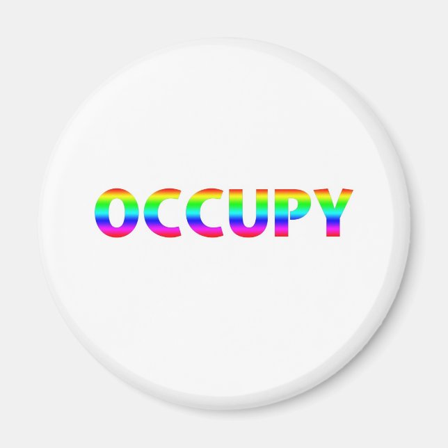 Occupy Rainbow Magnet (Front)