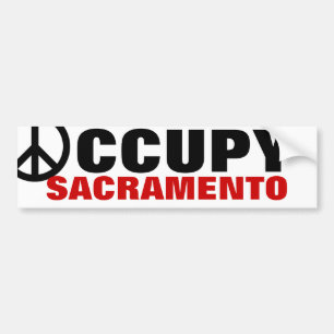 OCCUPY SACRAMENTO BUMPER STICKER