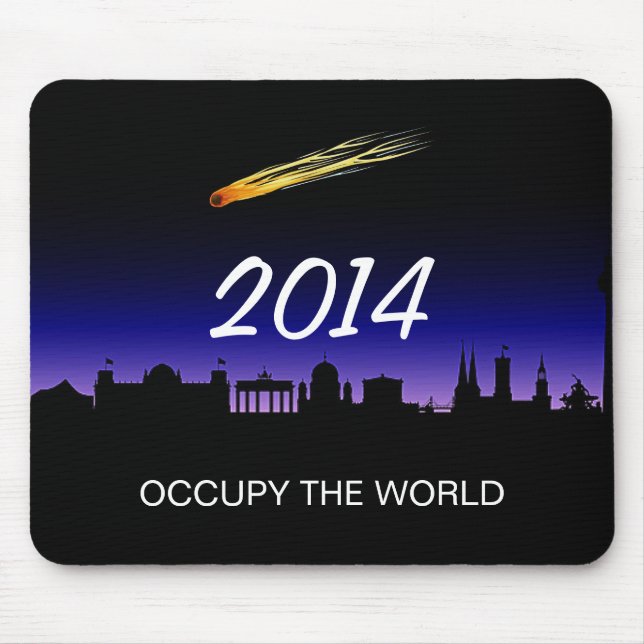 OCCUPY THE WORLD 2014 MOUSE PAD (Front)