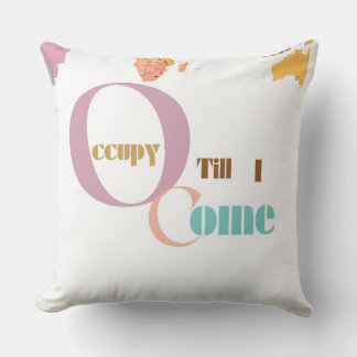Occupy Till I Come | Bible Verse Double-Sided Cushion