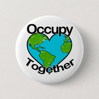 Occupy Together 6 Cm Round Badge