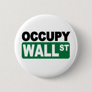 Occupy Wall St. 6 Cm Round Badge