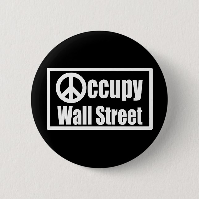 Occupy Wall Street 6 Cm Round Badge (Front)