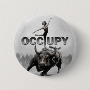 Occupy Wall Street 6 Cm Round Badge