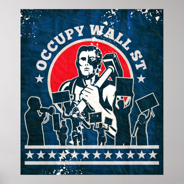 Occupy Wall Street America Poster (Front)