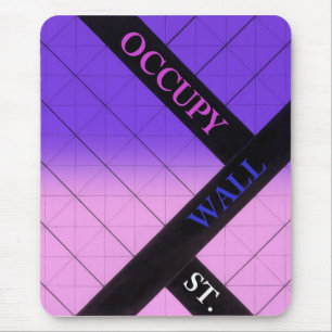 occupy wall street mouse pad