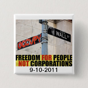 Occupy Wall Street pin