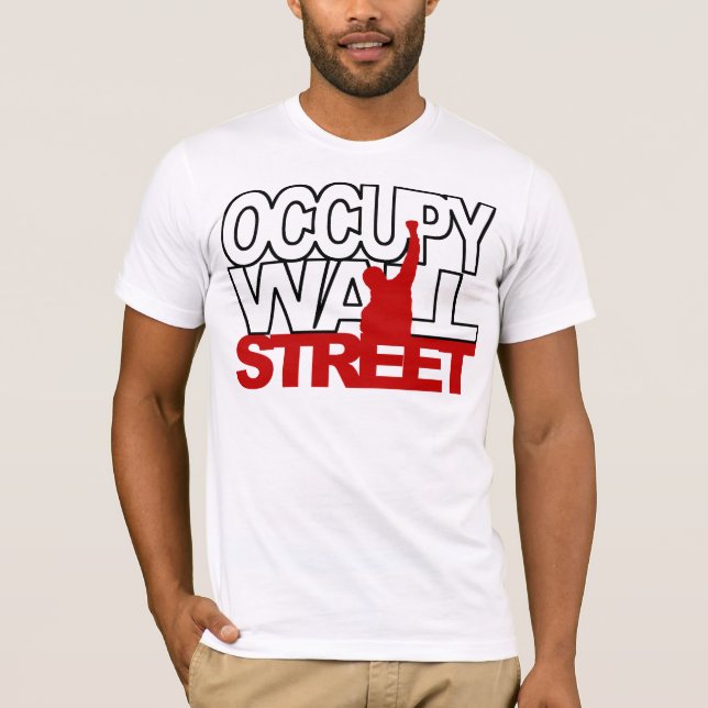 OCCUPY WALL STREET RED T-Shirt (Front)