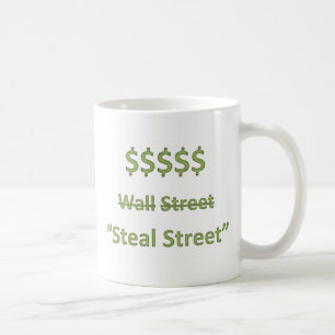 Occupy Wall Street Retro Coffee Mug