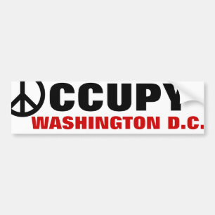 OCCUPY WASHINGTON D.C. BUMPER STICKER