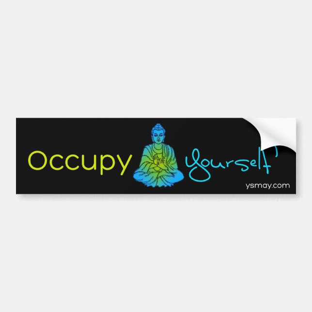 Occupy Yourself Bumpersticker Bumper Sticker (Front)
