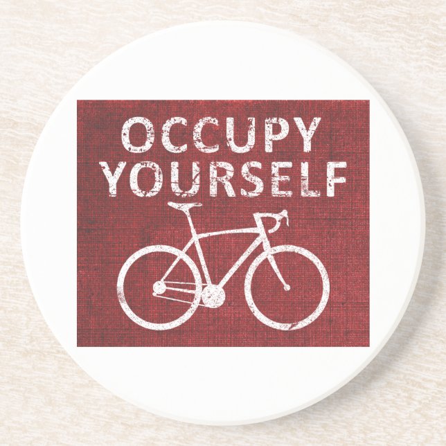 Occupy Yourself Coaster (Front)