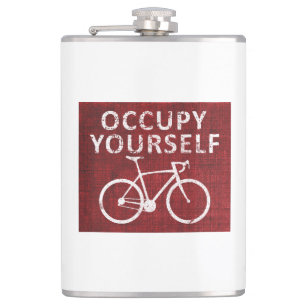 Occupy Yourself Hip Flask
