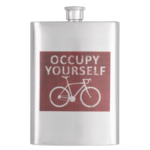 Occupy Yourself Hip Flask