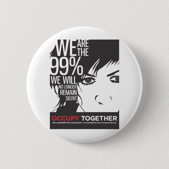 OccupyTogether_poster01 6 Cm Round Badge (Front)