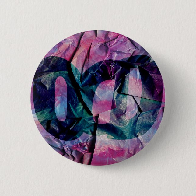 OCD Awareness badge ( Textured ) (Front)