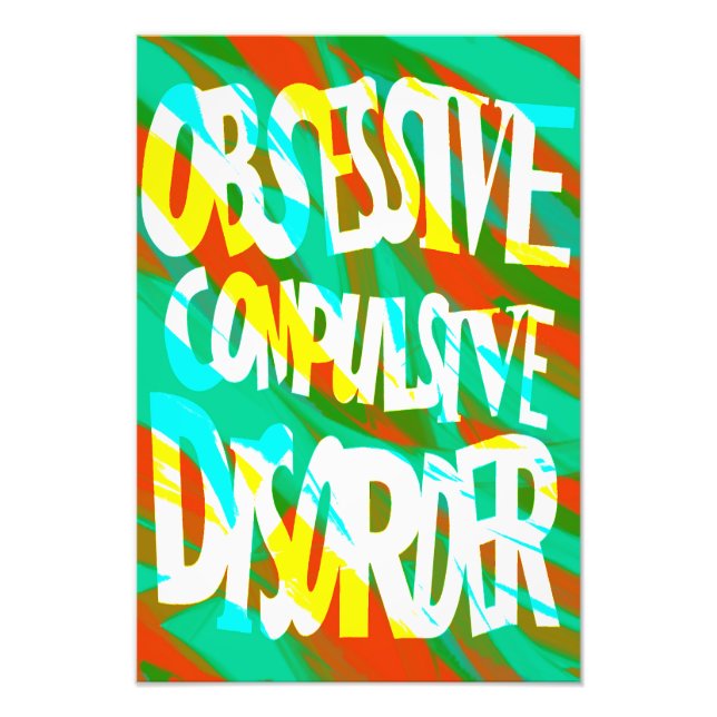 OCD Awareness, Colour Theory Poster   (Front)