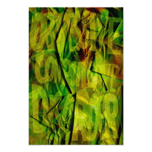 OCD Awareness, Colour Theory Poster (Textured)