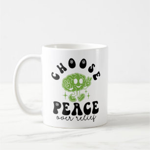 OCD Awareness & Recovery Choose Peace Over Relief Coffee Mug