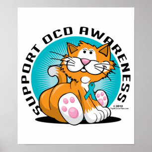 OCD Cat Poster
