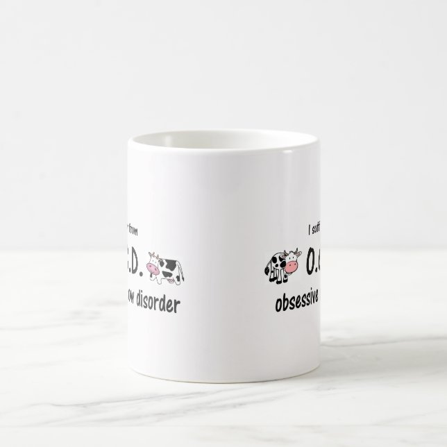 OCD Cow Coffee Mug (Center)