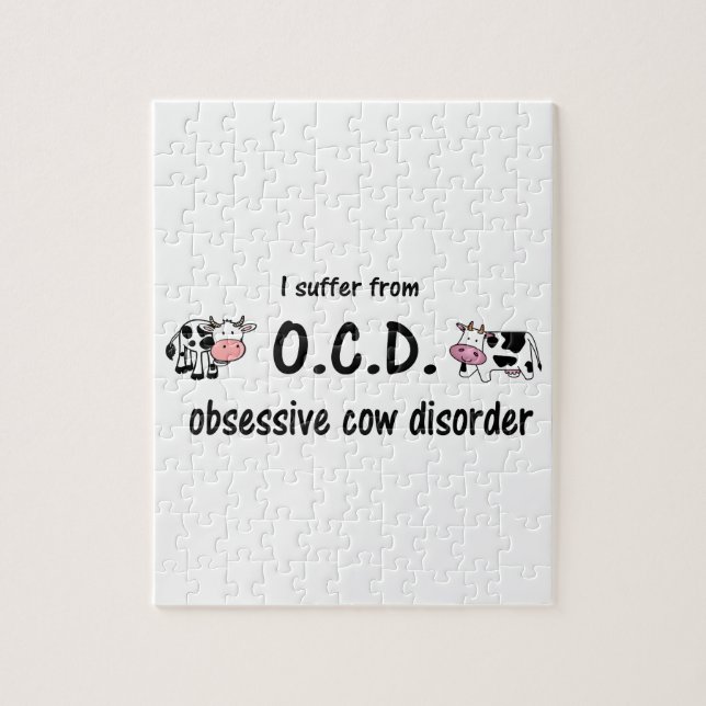 OCD Cow Jigsaw Puzzle (Vertical)