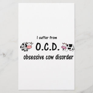 OCD Cow Stationery