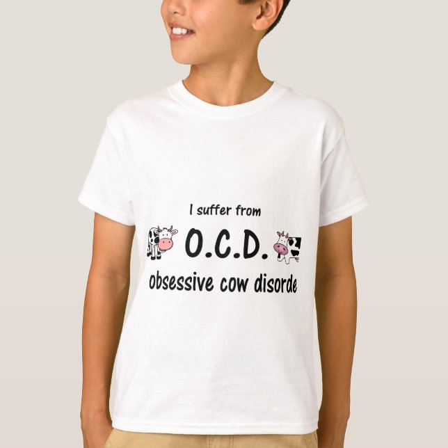 OCD Cow T-Shirt (Front)